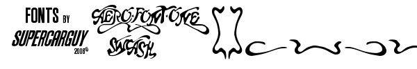 Aero Font One font preview